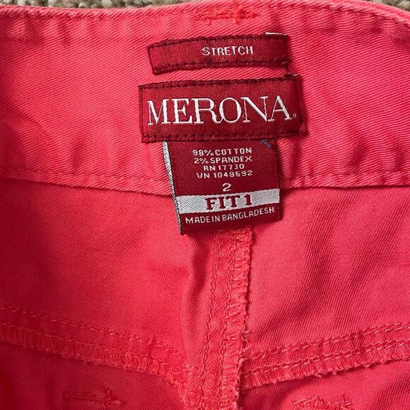 Merona Stretch Fit 1 Women Capri, Size 2 - Picture 5 of 6